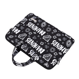 Diamond Print Waterproof Laptop Sleeve – Fits 13" to 15" – Shock-Resistant