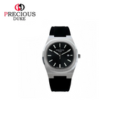 PRECIOUS DUKE Men's Ultra-Thin Business Watch – Silicone Strap