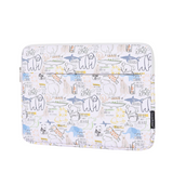 Waterproof Laptop Sleeve for 11–15 Inch – Shockproof PU Case with Safari Cartoon Print