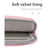 Woven Textured Laptop Sleeve – Shock-Resistant PU Case (11"-15" Inches)