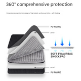 Business‑Grade Waterproof Laptop Briefcase – Shock‑Resistant with Front Pocket