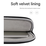 Shockproof PU Laptop Sleeve – Abstract Circle Print for 11–15 Inch Devices