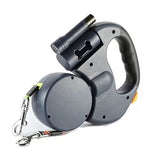 Automatic Retractable Double-Ended Dog Leash