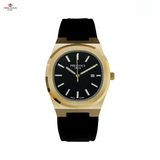 PRECIOUS DUKE Men's Ultra-Thin Quartz Watch – 30M Waterproof, Casual Silicone Strap