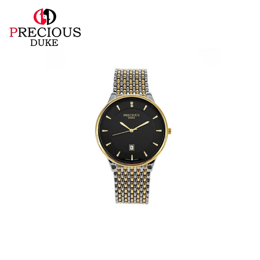PRECIOUS DUKE Ultra-Thin Gold Men’s Business Watch –  Titanium Band