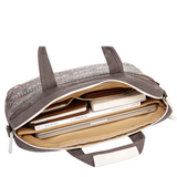 Ethnic Canvas Laptop Bag – 3‑in‑1 Crossbody/Hand‑Held for 13–15″ Devices