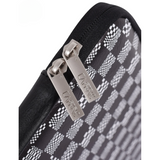 Digital Grid Checkered Laptop Sleeve – Shock-Resistant PU Case for MacBook 14.2"/16.2"