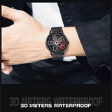 Sanda High-Value Men’s Quartz Watch – Mesh Strap, Waterproof 30M, Trendy Business Style