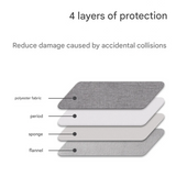 Colorblock Waterproof Laptop Bag – Fits 13" & 15" – Business Style with Front Pocket