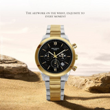 PRECIOUS DUKE Men’s Stainless Steel Quartz Watch – Luminous Dial, Calendar, Sport Style