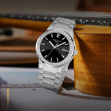 PRECIOUS DUKE Men’s Luminous Quartz Watch – British Style Band, Business Timepiece