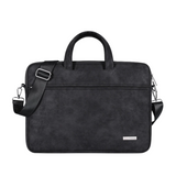 Waterproof PU Laptop Bag 13"–15" – Durable Briefcase with Front Pocket
