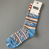 Unisex Colorful Cotton Crew Socks – Trendy Mid-Tube Fashion Socks for Spring & Autumn