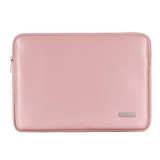 Basic PU Laptop Sleeve – Waterproof Case for 11–15" Devices, Unisex Solid Design
