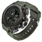 Military Men's Digital LED Stopwatch Watch