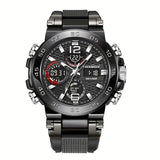 Men's Waterproof Dual Display Sports Watch