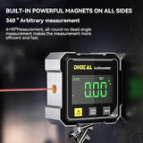 Digital Laser Level – Magnetic Double-Sided Inclinometer with Angle Measurement & Slope Detection