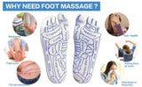 Foot Massage Socks – Acupressure Reflexology Therapy Socks with Massage Stick & Pressure Point Guide