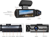 Dual Lens 1080P Dash Cam – Wide-Angle