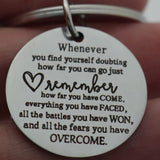 Inspirational Stay Strong Keychain – Motivational Gift