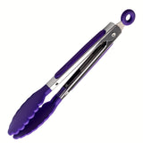 1/7pcs Mini Kitchen Tongs - 7-Inch Heat Resistant Nylon Tips