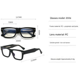 Ultra-Light Square Frame Sunglasses – Matte Black, Unisex Designer Style