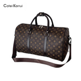 Catei Karrui Plaid Travel Duffel Bag – Large-Capacity Weekend Luggage Bag