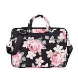 Rose Printed Laptop Sleeve Bag – Waterproof, Shock-Resistant Floral Case for 13-15" Laptops