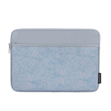 Laptop Sleeve with Floral Embossed Design – PU Leather Travel Case (11"-15" Inches)