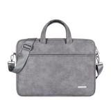 Waterproof PU Laptop Bag 13"–15" – Durable Briefcase with Front Pocket
