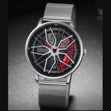 Sanda High-Value Men’s Quartz Watch – Mesh Strap, Waterproof 30M, Trendy Business Style