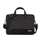 Colorblock Waterproof Laptop Bag – Fits 13" & 15" – Business Style with Front Pocket