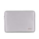Basic PU Laptop Sleeve – Waterproof Case for 11–15" Devices, Unisex Solid Design