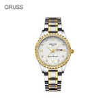 ORUSS Women's Diamond Quartz Watch – Light Luxury Design