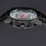 T-Winner Men’s Skeleton Automatic Mechanical Watch – Stainless Steel Fashion Timepiece