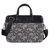 PU Leather Laptop Briefcase – Waterproof Bag with Classic Paisley Design (13 & 15 inches)