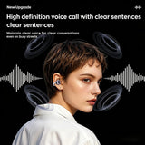Bluetooth Ear Clip Headset – Open-Ear Wireless Earbuds with Long Battery Life for Gaming & Sports