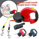 Automatic Retractable Double-Ended Dog Leash