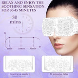 Steam Eye Mask – Warm Compress Sleep Mask for Eye Fatigue Relief & Relaxing Heated Comfort