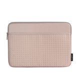 Woven Textured Laptop Sleeve – Shock-Resistant PU Case (11"-15" Inches)