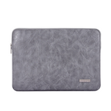 PU Leather Laptop Sleeve 11–15 Inch – Shockproof & Wear-Resistant Zipper Case
