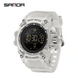 Sanda Men's Sports Digital Watch – Waterproof Pedometer & Calorie Tracker