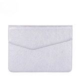 Minimalist PU Leather Laptop Sleeve – Shock-Resistant Case for MacBook (13.3"–16.2")