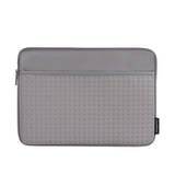 Woven Textured Laptop Sleeve – Shock-Resistant PU Case (11"-15" Inches)
