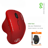 2.4G Wireless Ergonomic Mouse – 6-Button USB Optical Mouse for Office & Gaming