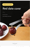 Cherry Pitter & Jujube Seed Remover – Multi-Functional Fruit Corer Tool for Jujube, Hawthorn & Small Fruits
