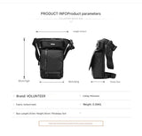 Volunteer Men’s Outdoor Sports Waist & Leg Bag – Durable Nylon Oxford Mountaineering Bag