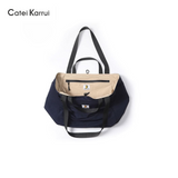 Catei Karrui Reversible Nylon Tote Bag – Lightweight, Foldable Travel Shoulder Bag