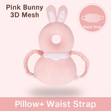 Baby Head Protection Pillow – Anti-Fall Infant Headrest with Soft Crystal Fleece