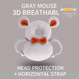 Baby Head Protection Pillow – Anti-Fall Infant Headrest with Soft Crystal Fleece